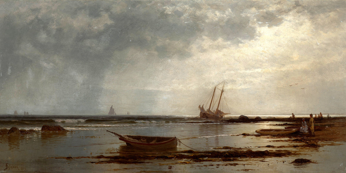 Alfred Thompson Bricher, Seascape (1878) — unframed