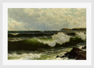 Alfred Thompson Bricher, Seascape (1885–1890) — white frame
