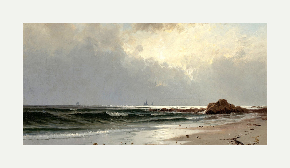 Alfred Thompson Bricher, Seascape — rolled canvas