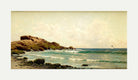 Alfred Thompson Bricher, Seascape (View near Newport, Rhode Island, off Bristol, Rhode Island) (circa 1885) — rolled canvas