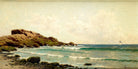 Alfred Thompson Bricher, Seascape (View near Newport, Rhode Island, off Bristol, Rhode Island) (circa 1885) — unframed