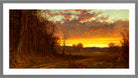 Alfred Thompson Bricher, Twilight in the Wilderness (1865) — light grey frame
