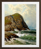 Alfred Thompson Bricher, White Head, Monhegan — brown frame