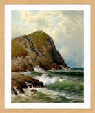 Alfred Thompson Bricher, White Head, Monhegan — oak frame