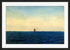 Amaldus Nielsen Print, Atlanterhavet (1860) in a black frame