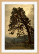 Amaldus Nielsen Print, Gammel gudbrandsdøl (1871) in a light oak frame