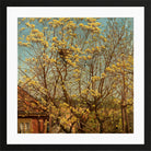 Amaldus Nielsen Print, Naboer in a black frame