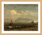 Amaldus Nielsen Print, Regnstemning in a light oak frame