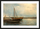 Amaldus Nielsen Print, Studie (1858) in a black frame