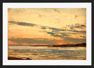 Amaldus Nielsen Print, Studie (1896) in a black frame