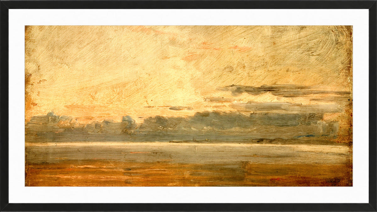 Amaldus Nielsen Print, Utenfor Hvaler (1886) in a black frame