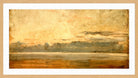 Amaldus Nielsen Print, Utenfor Hvaler (1886) in a light oak frame