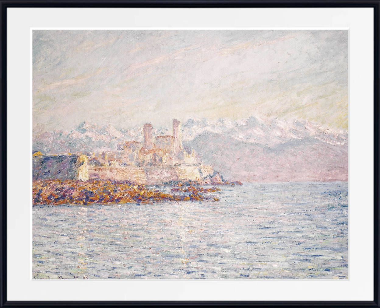 Claude Monet Fine Art Print, Antibes