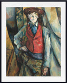 Boy in the Red Waistcoat, Paul cezanne