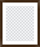 Brown Stained Wooden Frames For Prints - Landscape and Portrait Formats