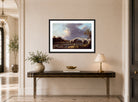 Canaletto Print, A View of Walton Bridge — hallway