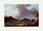 Canaletto Print, A View of Walton Bridge — rolled canvas