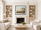 Canaletto Print, Bacino di San Marco: From the Piazzetta — living room roomset