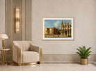 Canaletto Print, Campo Santa Maria Zobenigo, Venice (1730s) — art deco roomset