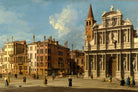 Canaletto Print, Campo Santa Maria Zobenigo, Venice (1730s) — unframed