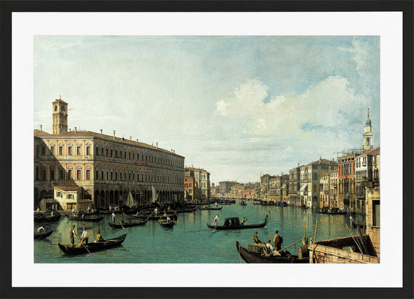 Canaletto Print, Le Grand Canal, vu du pont du Rialto (The Grand Canal Seen from the Rialto Bridge) (1725)