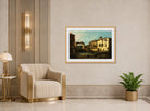 Canaletto Print, Lock near Dolo — art deco roomset