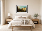 Canaletto Print, Lock near Dolo — bedroom