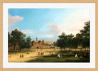 Canaletto Print, London: The Old Horse Guards and Banqueting Hall, Whitehall, from St James’s Park — oak frame