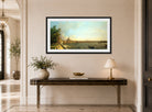 Canaletto Print, London: The Thames from Somerset House Terrace towards the City — hallway