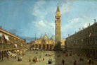 Canaletto Print, Piazza San Marco (late 1720s) — unframed