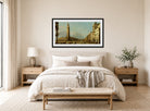 Canaletto Print, Piazza San Marco Looking South and West (1763) — bedroom