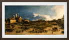 Canaletto Print, Prà della Valle in Padua — brown frame