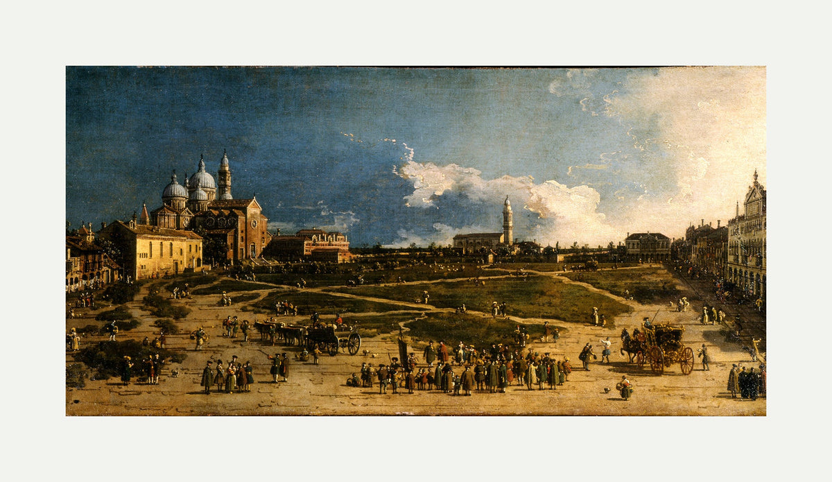 Canaletto Print, Prà della Valle in Padua — rolled canvas