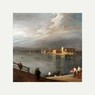 Canaletto Print, San Cristoforo, San Michele, and Murano from the Fondamenta Nuove, Venice (1722–1723) — rolled canvas