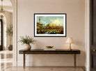 Canaletto Print, The Bucintore Returning to the Molo on Ascension Day (1727 - 1729) — hallway