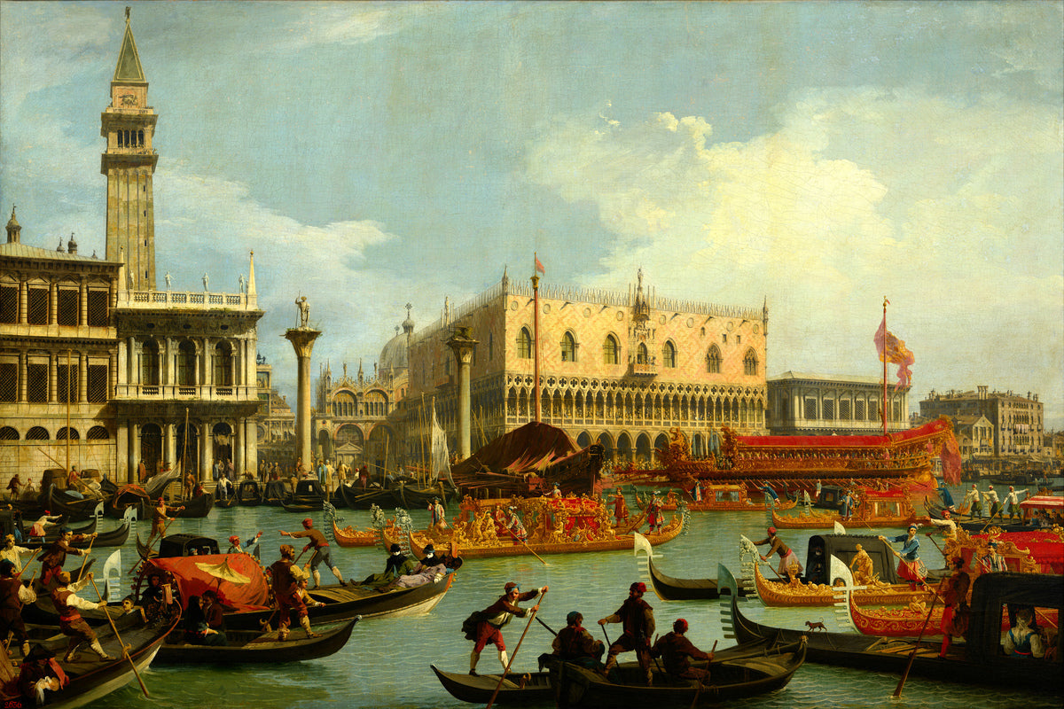 Canaletto Print, The Bucintore Returning to the Molo on Ascension Day (1727 - 1729) — unframed