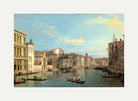 Canaletto Print, The Grand Canal in Venice from Palazzo Flangini to Campo San Marcuola — rolled canvas