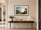 Canaletto Print, The Grand Canal in Venice with the Palazzo Corner Ca’Grande (1722) — hallway