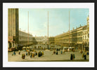 Canaletto Print, The Piazza San Marco — black frame