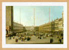 Canaletto Print, The Piazza San Marco — oak frame