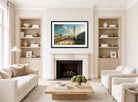 Canaletto Print, The Piazza San Marco in Venice (1723-1724) — living room roomset