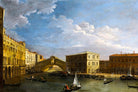 Canaletto Print, Venice, a view of the Grand Canal and the Rialto Bridge from the North — unframed