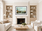 Canaletto Print, Venice, the Bacino di San Marco from the Canale della Giudecca — living room roomset