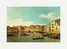 Canaletto Print, Venice, the Canale di Santa Chiara — rolled canvas
