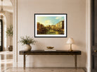 Canaletto Print, Venice, the Grand Canal from the Palazzo Dolfin-Manin to the Rialto Bridge — hallway