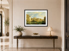 Canaletto Print, Venice, the Grand Canal from the Palazzo Flangini to San Marcuola — hallway