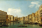 Canaletto Print, Venice, the Grand Canal from the Palazzo Foscari to the Carità — unframed