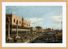 Canaletto Print, Venice, the Riva degli Schiavoni — oak frame