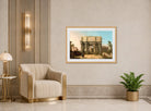Canaletto Print, View of the Arch of Constantine with the Colosseum — art deco roomset
