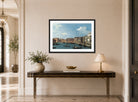 Canaletto Print, Vue du canal de Santa Chiara, à Venise (View of the Santa Chiara Canal, Venice) (1730) — hallway